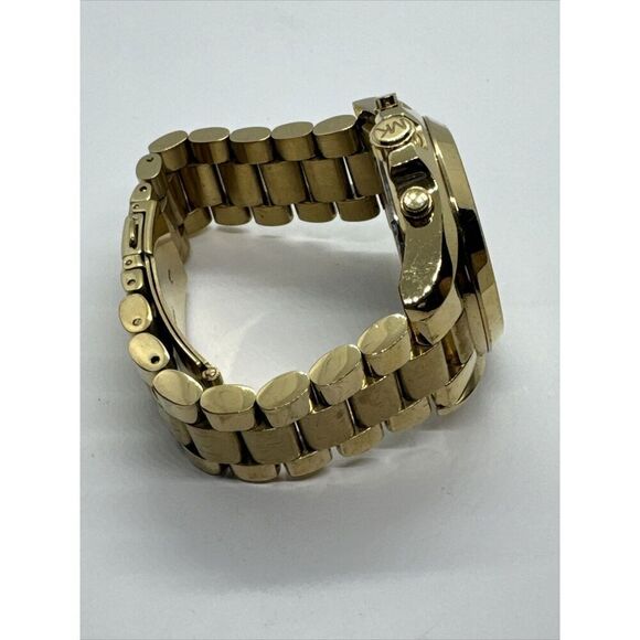 Michael Kors Bradshaw MK5605 Women Gold Stainless Steel Analog Dial Watch JNA685 - Picture 11 of 11